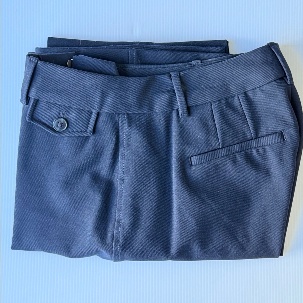 Gap Curvy High Rise Baby Boot Pants Navy 10 - Picture 2 of 2